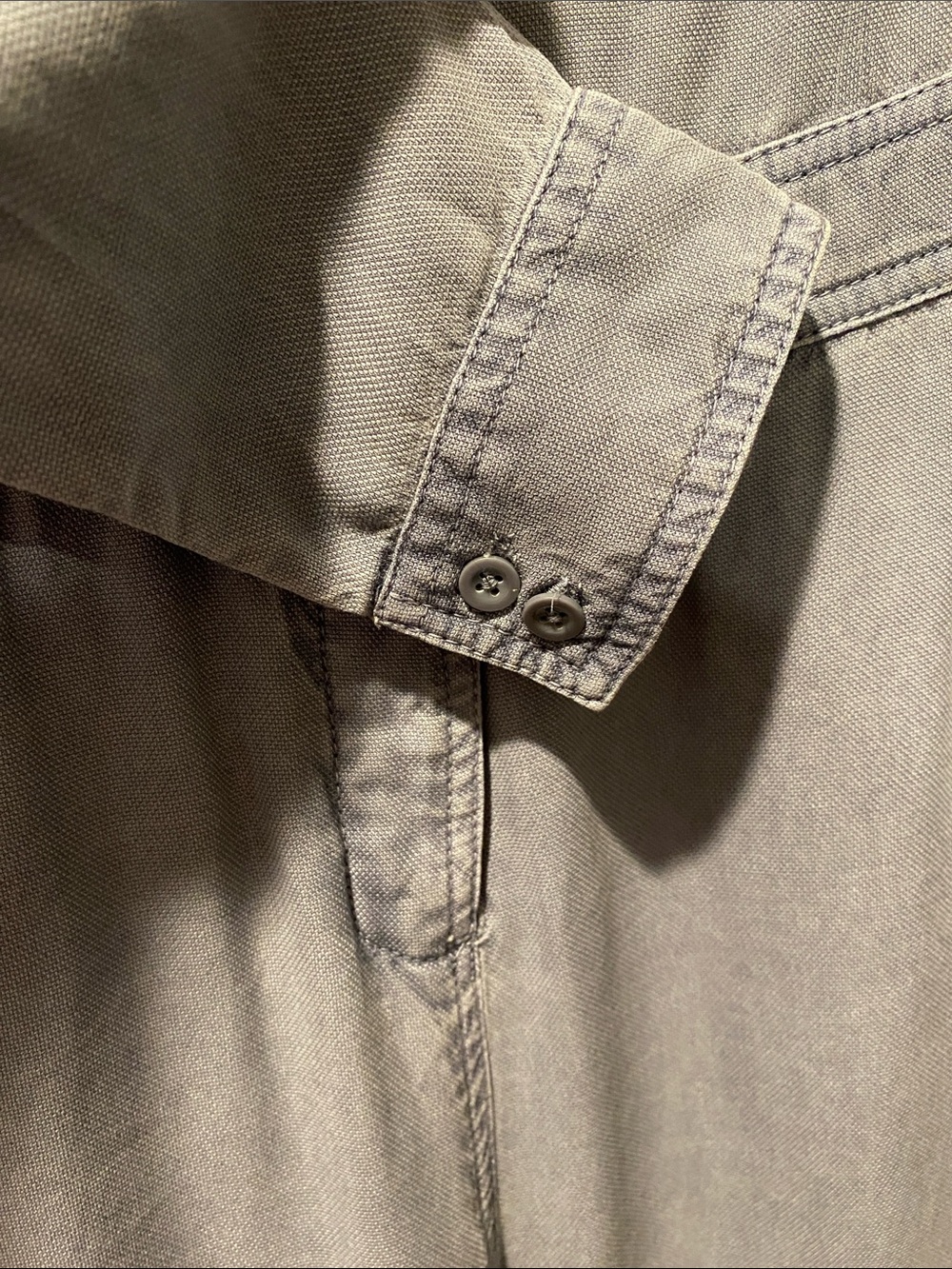 Treasure & Bond Utility Boiler Suit. Washed Denim Jumpsuit. Blue/Grey. Size XS. - Picture 11 of 11